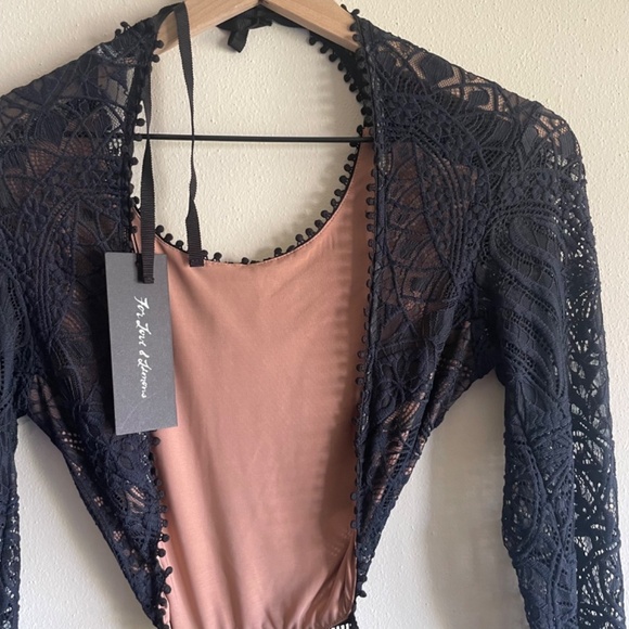 For Love And Lemons Emerie Cut Out Dress In Black - Picture 10 of 13